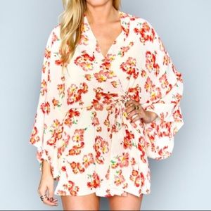 NWOT RARE PRINT, Texas Kimono